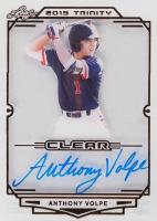 2019 Leaf Trinity Clear Autographs #AV2 Anthony Volpe Baseball Card