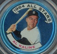 1964 Topps Coins #129 Al Kaline Baseball Card
