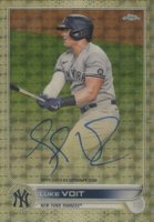 2022 Topps Chrome Veteran Autographs #CVALV Luke Voit Superfractor 1/1 Baseball Card