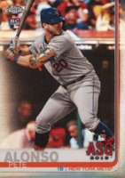 2019 Topps Chrome Update  #86 Pete Alonso Refractor Baseball Card