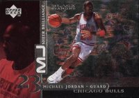 1998 Upper Deck Black Diamond Sheer Brilliance #SB24 Michael Jordan Sheer Brilliance Basketball Card