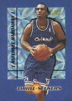 1997 Fleer Thrill Seekers #4 Anfernee Hardaway Basketball Card