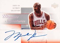 2003 Ultimate Collection Ultimate Signatures #MJ-A Michael Jordan Basketball Card