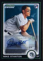 2010 Bowman Chrome Wrappers Redemption #WR2 Giancarlo Stanton Autograph Baseball Card