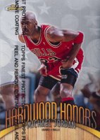 1998 Finest Hardwood Honors #H1 Michael Jordan w/Coating Basketball Card