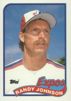 1989 Topps Tiffany #647 Randy Johnson Baseball Card