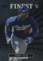 2013 Finest #91 Yasiel Puig Baseball Card