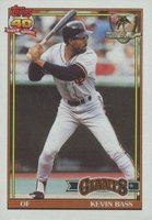 1991 Topps Desert Shield #752 Kevin Bass Baseball Card