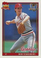 1991 Topps Desert Shield #88 Bob Tewksbury Baseball Card