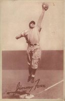 1939 Goudey Premiums R303-B # Jimmie Foxx Sepia-Correct spell Jimmie Baseball Card