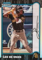 2024 Bowman Chrome 1999 Bowman Chrome 25th Anniversary #23 Leo de Vries Baseball Card