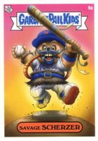 2022 Topps Garbage Pail Kids GPK X MLB Series 2 Alex Pardee #9a Savage Scherzer Baseball Card