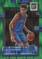 2022 Panini Donruss Optic #208 Chet Holmgren Green Shock Basketball Card