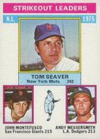 1976 Topps #203 N.L. Strikeout Leaders Baseball Card