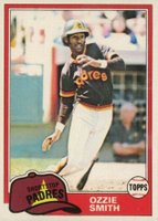1981 Topps #254 Ozzie Smith Baseball Card