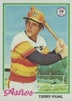 1978 Topps #553 Terry Puhl Baseball Card