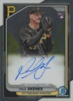 2024 Bowman Chrome Chrome Rookie Autographs #CRAPS Paul Skenes Baseball Card
