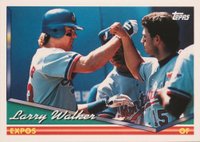 1994 Topps #230 Larry Walker Baseball Card