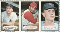 1967 Bazooka Panel # Mantle/Wagner/Peters Baseball Card