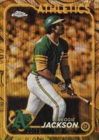 2024 Topps Gilded Collection #64 Reggie Jackson Gold Wave Baseball Card