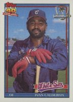 1991 Topps Desert Shield #93 Ivan Calderon Baseball Card