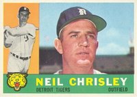 1960 Topps #273 Neil Chrisley Baseball Card