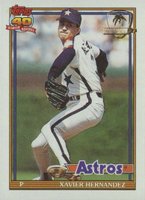 1991 Topps Desert Shield #194 Xavier Hernandez Baseball Card