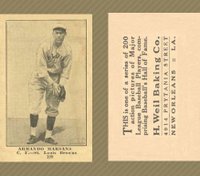 1917 Weil Baking Co. #109 Armando Marsans Baseball Card