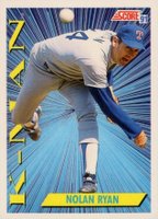 1991 Score #686 Nolan Ryan Baseball Card