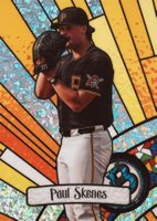 2023 Bowman Draft Bowman Glass #BGA1 Paul Skenes Mini Diamond Baseball Card