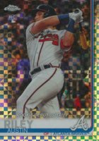 2019 Topps Chrome Update  #61 Austin Riley X-Fractor Baseball Card
