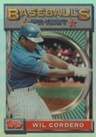 1993 Finest #123 Wil Cordero Refractor Baseball Card
