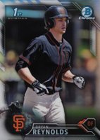2016 Bowman Draft  #BDC77 Bryan Reynolds Chrome-Refractor Baseball Card