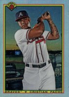 2020 Bowman Chrome 1990 Bowman #90BCP Cristian Pache Baseball Card