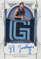 2023 Panini National Treasures #117 GG Jackson II Patch Autograph Basketball Card