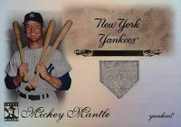2009 Topps Tribute #7 Mickey Mantle Relic Baseball Card