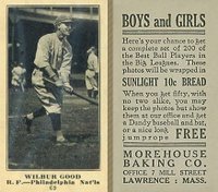 1916 Morehouse Baking #69 Wilbur Good Baseball Card