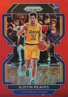 2021 Panini Prizm #165 Austin Reaves Red Prizm Basketball Card