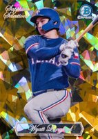 2023 Bowman Draft Sapphire Edition Sapphire Selections #SS3 Wyatt Langford Gold Baseball Card