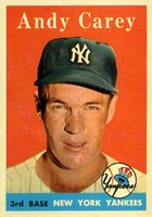 1958 Topps #333 Andy Carey Baseball Card