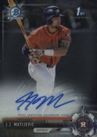 2017 Bowman Draft Chrome Draft Picks Autographs  #CDAJJM J.J. Matijevic Baseball Card