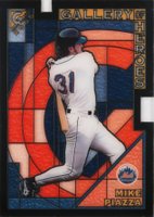 2000 Topps Gallery Gallery of Heroes #GH9 Mike Piazza Baseball Card