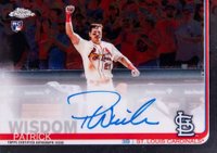 2019 Topps Chrome Rookie Autographs #RA-PW Patrick Wisdom Baseball Card