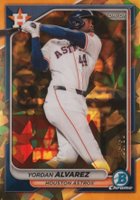 2024 Bowman Chrome Sapphire Edition #48 Yordan Alvarez Gold Baseball Card