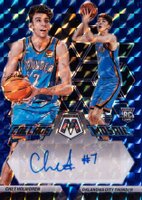 2022 Panini Mosaic Collage Autographs Mosaic #CMHOL Chet Holmgren Blue Basketball Card