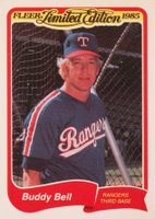 1985 Fleer Limited Edition #1 Buddy Bell Baseball Card
