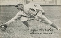1921 Exhibits 1921 (Set 1) # George Sisler Baseball Card