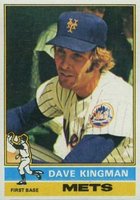 1976 Topps #40 Dave Kingman Baseball Card