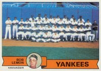 1979 Topps #626 New York Yankees Team Baseball Card