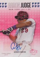 2013 Rize #36 Aaron Judge Autograph-Pink Baseball Card
